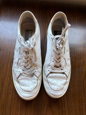 Golden Goose Deluxe Brand GGDB Ball Star Leather Sneakers White EU 40 US 10 W